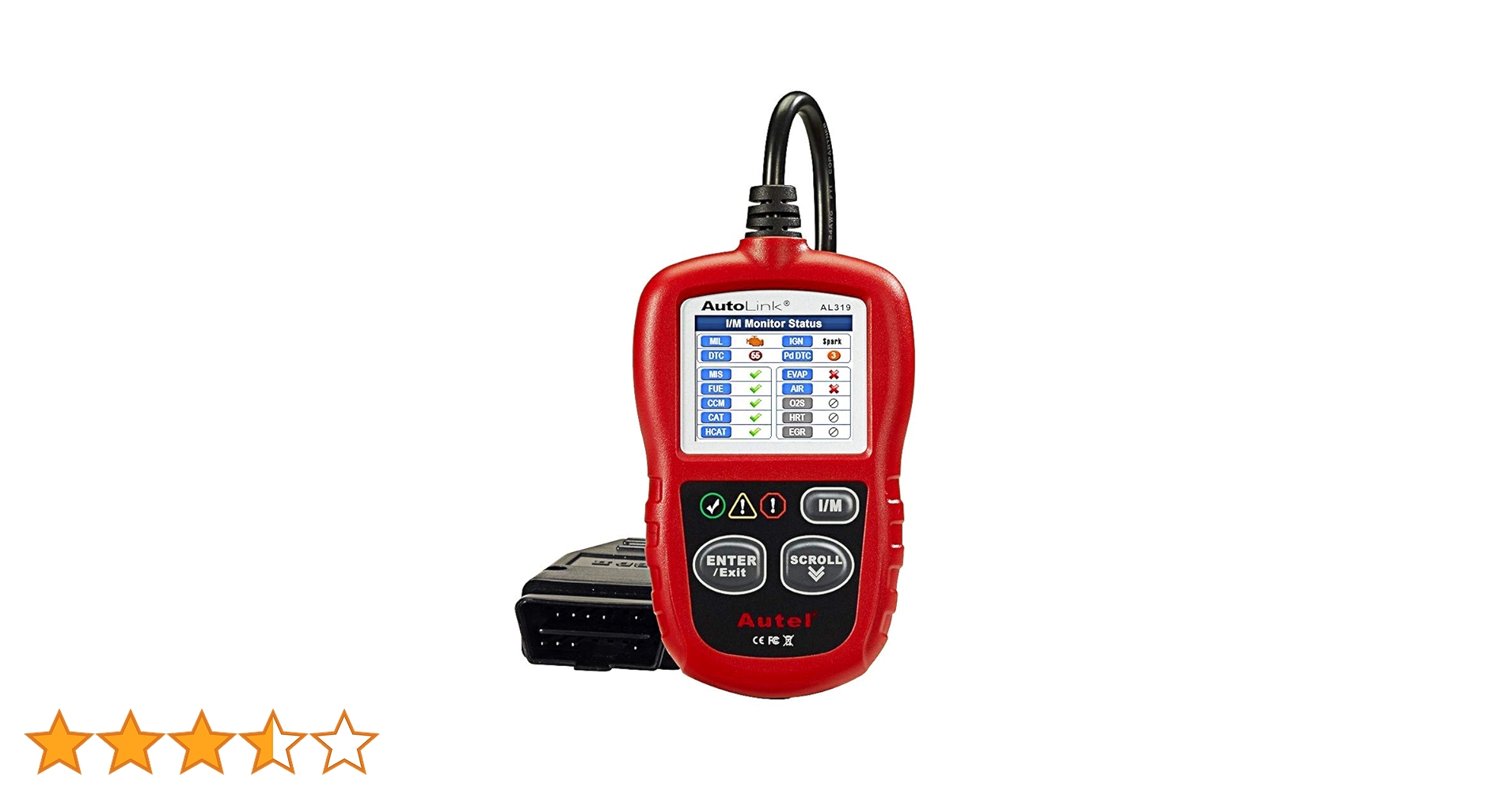 Autel ML619 OBD2診断機 、自動車診断機 日本語対応 、ABS/SRS診断